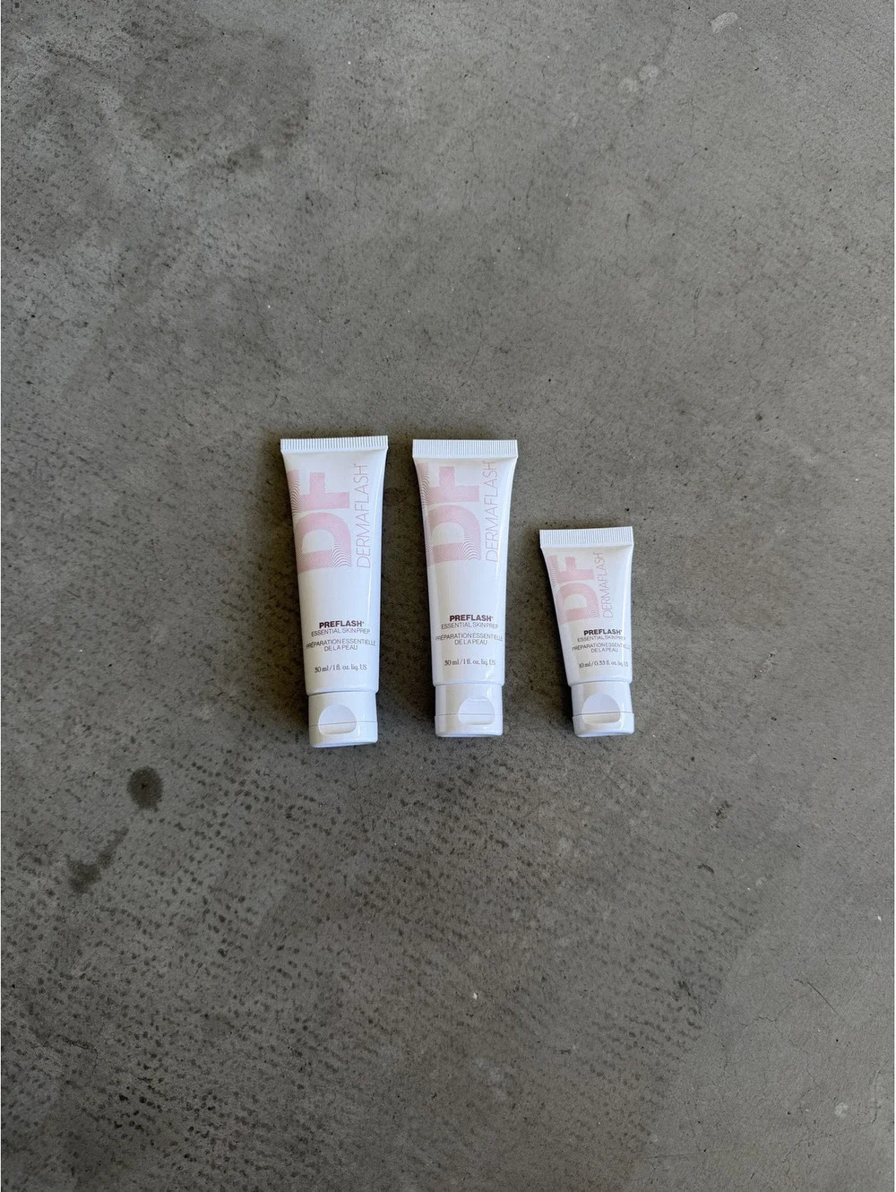 Dermaflash / Preflash Essential Skin Prep Mini Set / 3 Pc